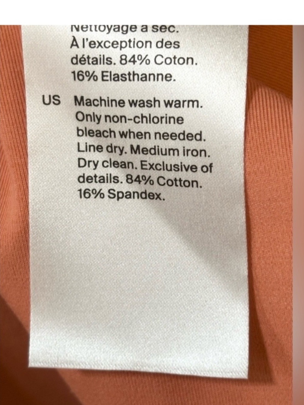 COS Open Back Midi Dress Orange Strappy Relaxed Fit Sleeveless Size Medium - Picture 16 of 16